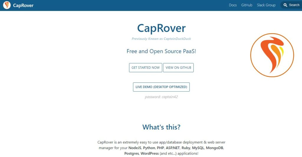 CapRover Heroku Alternatives