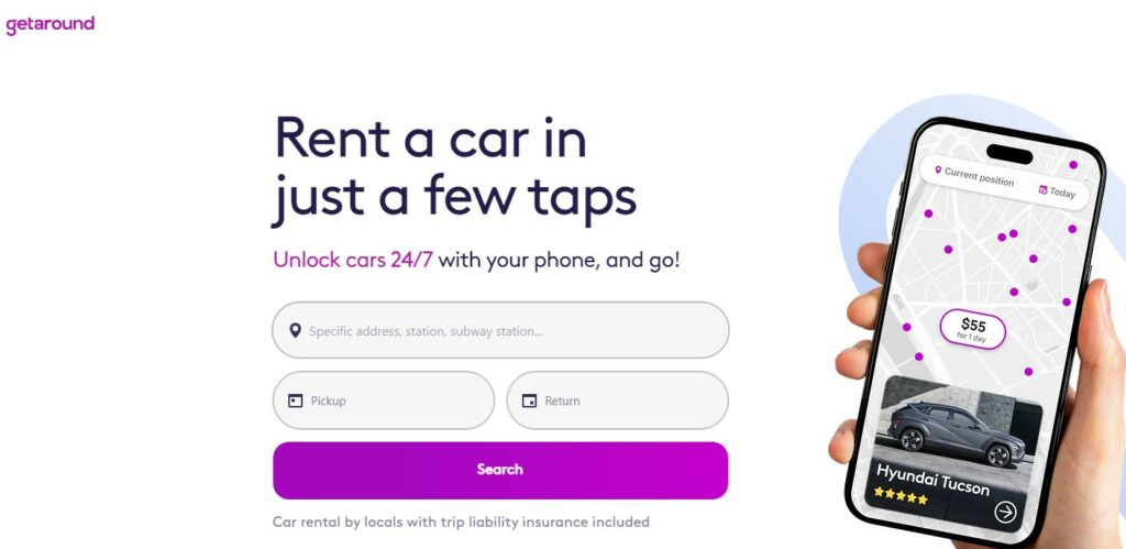 Getaround Zipcar Alternatives