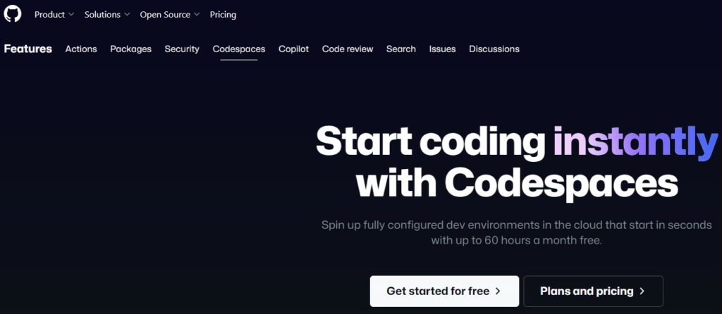 GitHub Codespaces 
