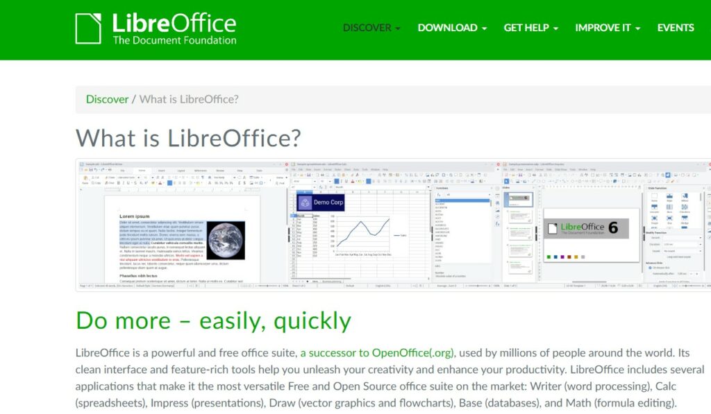 LibreOffice Calc Excel Alternatives
