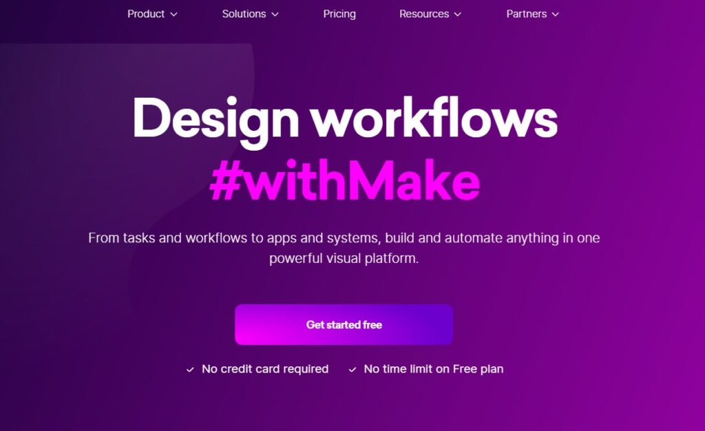 Make for Visual Workflows Zapier Alternatives