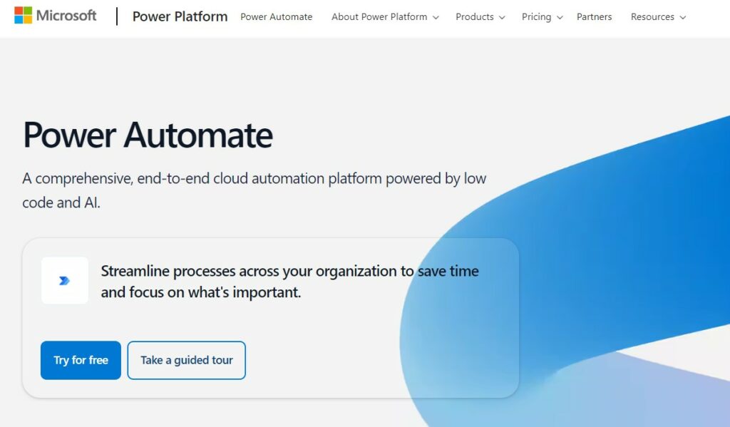 Microsoft Power Automate for Enterprise Needs Zapier Alternatives
