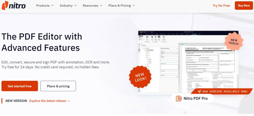 Nitro PDF Pro Alternatives to Adobe