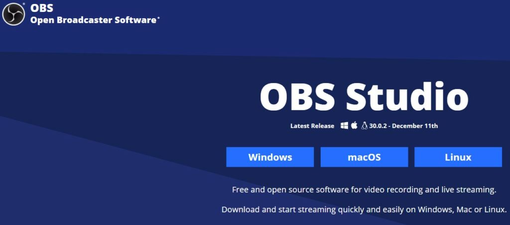 OBS Studio (Original) OBS Alternatives