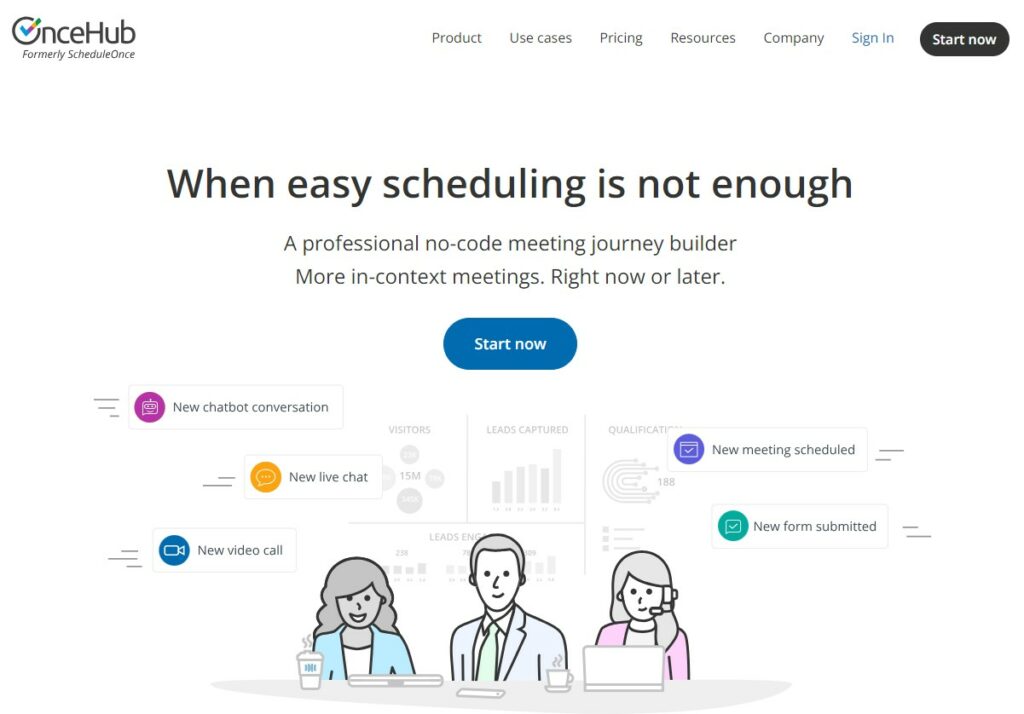 OnceHub ScheduleOnce Calendly Alternatives