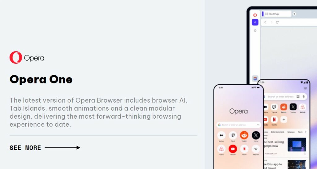 Opera Chrome Alternatives