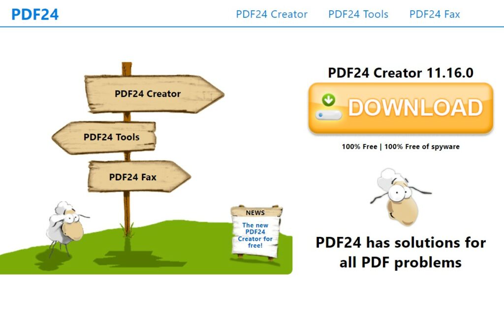 PDF24 Creator Alternatives to Adobe