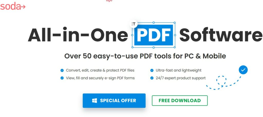 Soda PDF Alternatives to Adobe