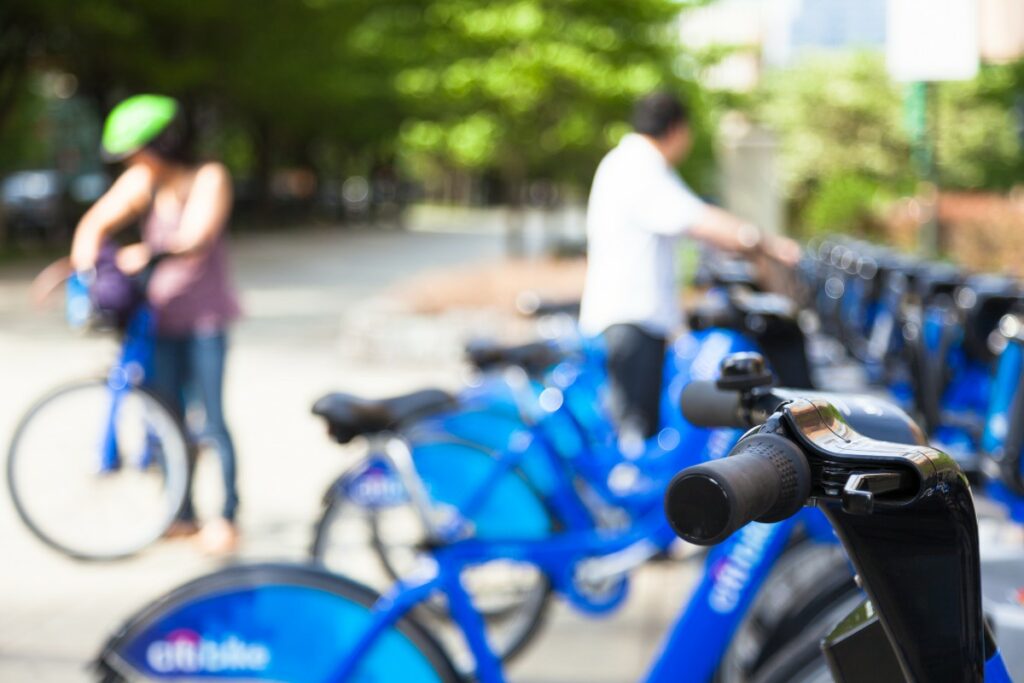 Bicycle and Scooter Share Programs Cab Alternatives