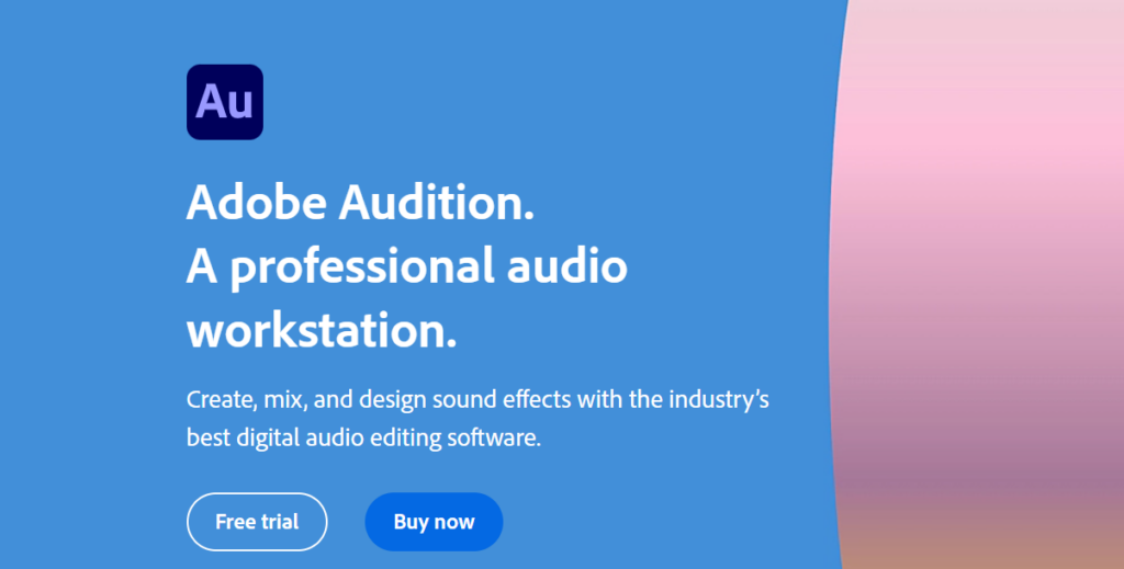 Adobe Audition Audacity Alternatives