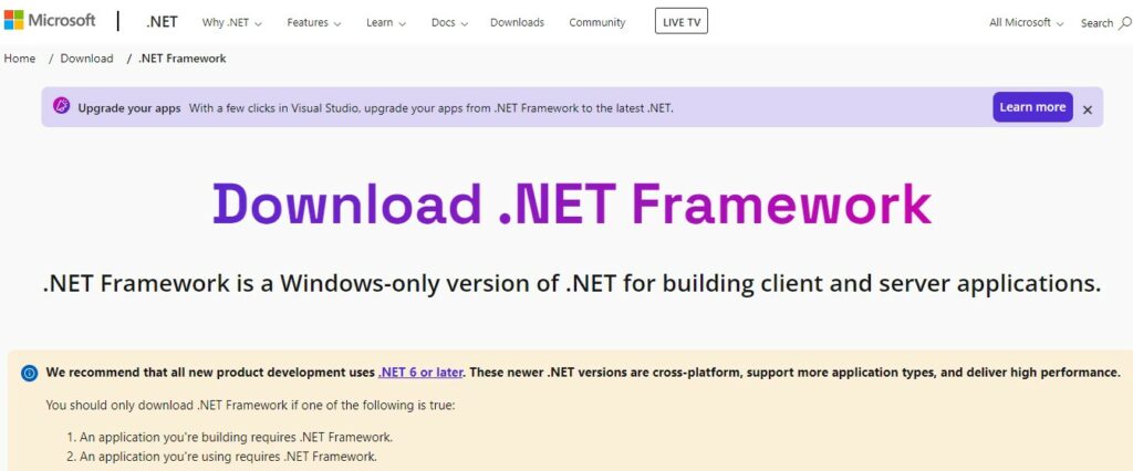 .NET Framework Java Alternatives