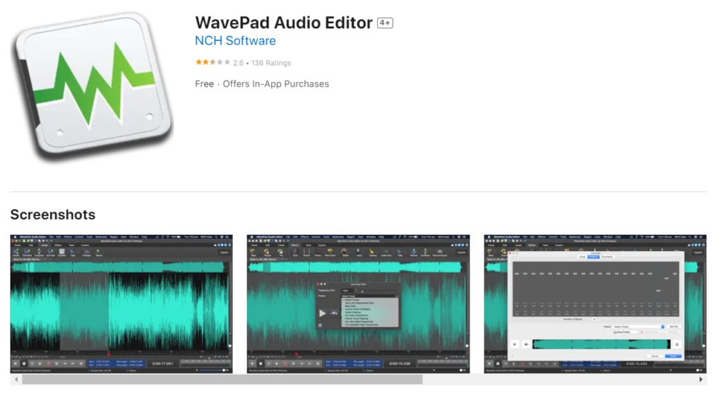 WavePad Audio Editor Audacity Alternatives