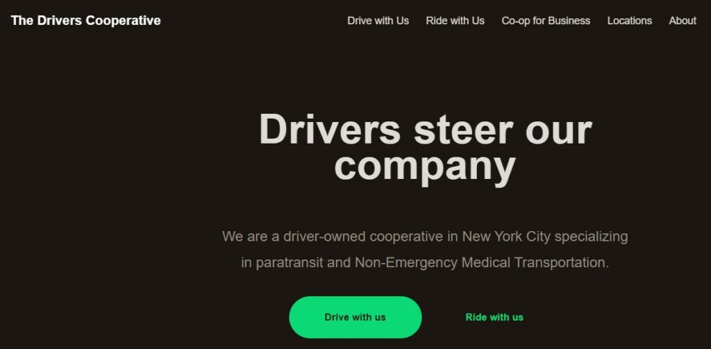 The Drivers Cooperative Uber Alternatives
